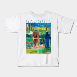 Paul Gaugin - Bonjour Monsieur Gauguin Kids T-Shirt